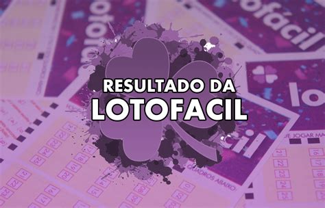 Resultado da Lotofácil 